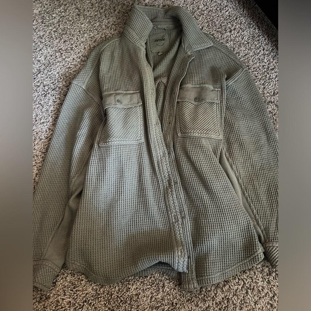 Green Aerie button up shirt